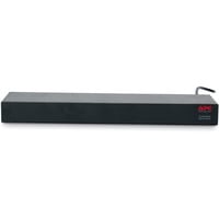 APC Netshelter - Bandeau de prises commutées rackable - 1U 16A 208-230V - 8xC13, Multiprise Noir, Avec mesure en ligne, Commutable, 0U/1U, horizontale/verticale, Noir, 8 sortie(s) CA, Coupleur C13