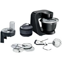 Bosch MUM59N26CB robot de cuisine 1000 W 3,9 L Noir Noir, 3,9 L, Noir, 2,7 kg, 1,9 kg, 1,1 m, EAC-Eurasian, Ukraine