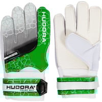 HUDORA Gants de gardien pour enfants, vert, taille M Vert/Blanc