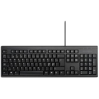 Kensington KB100 EQ clavier maison/bureau USB QWERTY Espagnole Noir Noir, Layout ES, Taille réelle (100 %), Avec fil, USB, Clavier à membrane, QWERTY, Noir