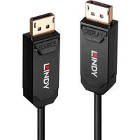 Lindy 38520 câble DisplayPort 10 m Noir Noir, 10 m, DisplayPort, DisplayPort, Mâle, Mâle, 7680 x 4320 pixels