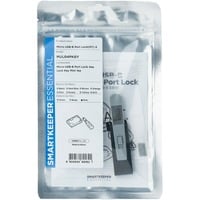SMARTKEEPER ESSENTIAL Verrou de port Micro USB-B (MUL04) + Clé de verrouillage Mini (U04), Antivol 