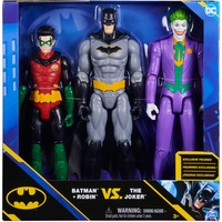 Spin Master BATMAN - PACK 3 FIGURINES 30 CM BATMAN/ROBIN/LE JOKER - DC COMICS - Figurines Batman Robin Le Joker Articulées De 30 cm - Aventures De L'Homme Masqué - Jouet Enfant 3 Ans et + DC Comics BATMAN - PACK 3 FIGURINES 30 CM BATMAN/ROBIN/LE JOKER - - Figurines Batman Robin Le Joker Articulées De 30 cm - Aventures De L'Homme Masqué - Jouet Enfant 3 Ans et +, 3 an(s), Multicolore