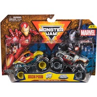 Spin Master Pack De 2 Véhicules Marvel Die Cast 1:64 Monster Jam (Assort), Jeu véhicule Monster Jam Pack De 2 Véhicules Marvel Die Cast 1:64 (Assort), Monster truck, 3 an(s), Métal, Plastique, Multicolore