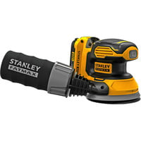 Stanley Ponceuse excentrique sans fil, 18 Volts, Ponceuse orbitale Noir/Jaune