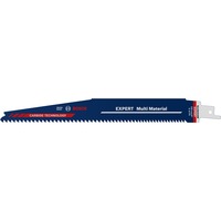 Bosch S 1156 XHM Lames de scie sabre Acier fin au carbone 1 pièce(s), Lame de scie Lames de scie sabre, Fonte, Fibre de verre, Plastique, Bois, Bois avec clous, Acier fin au carbone, Bleu, Rouge, Blanc, Pointe au carbure de tungstène (TCC), 17,5 cm