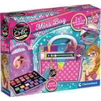 Clementoni Miss bag Jouets d'art et d'artisanat, Bricolage Kit de maquillage pour enfants, 6 an(s), Multicolore