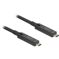 DeLOCK Câble USB-C optique actif Noir, 8 mètres, 8K