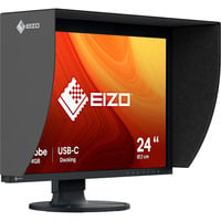 EIZO ColorEdge CG2400S écran plat de PC 61,2 cm (24.1") 1920 x 1200 pixels WUXGA LCD Noir Moniteur Noir, 1x DisplayPort, 1x HDMI, 1x USB-C, 4x USB-A, 61,2 cm (24.1"), 1920 x 1200 pixels, WUXGA, LCD, 11 ms, Noir