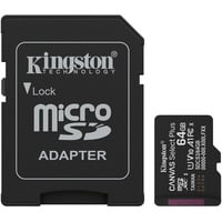 Kingston SDCS3/64GB, Carte mémoire Noir