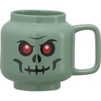 Room Copenhagen LEGO Grande tasse en céramique Squelette vert, Coupe gris-vert