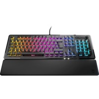 Turtle Beach Vulcan II clavier Gaming USB Allemand Noir Aluminium (brossé)/Noir, Layout DE, Roccat Titan II Brown, Taille réelle (100 %), Avec fil, USB, Clavier mécanique, LED RGB, Noir