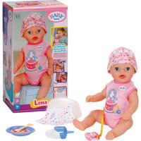 ZAPF Creation BABY born Lena 36 cm, Poupée rose fuchsia