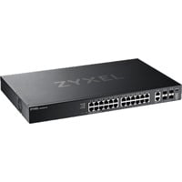 Zyxel XGS2220-30 Géré L3 Gigabit Ethernet (10/100/1000) Noir, Switch Géré, L3, Gigabit Ethernet (10/100/1000), Grille de montage