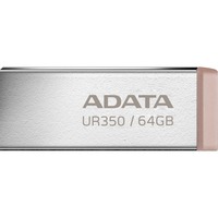 ADATA UR350-64G-RSR/BG, Clé USB Nickel/Marron