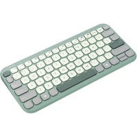 ASUS Marshmallow KW100 clavier Vert, Layout DE (QWERTZ), Mécanique des ciseaux, 75%