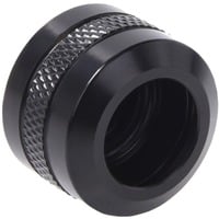 Alphacool 17471 pièce et accessoire pour systèmes de refroidissement d'ordinateurs Raccord, Connecteur Noir (Mat), Raccord, Laiton, Noir, 1/4", 20 mm, 2,2 cm