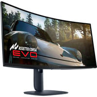 Dell AW3425DW écran plat de PC 86,4 cm (34") 3440 x 1440 pixels Wide Quad HD QD-OLED Bleu Moniteur UltraWide gaming incurvé Noir, 1x DisplayPort, 2x HDMI, 1x USB-C, 1x USB-A, 240 Hz, 86,4 cm (34"), 3440 x 1440 pixels, Wide Quad HD, QD-OLED, 0,03 ms, Bleu