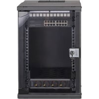 Digitus Kit réseau SOHO Pro 10" 315x300 mm (LxP), Armoire informatique Noir