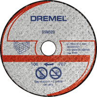Dremel Disque de coupe pour maçonnerie DSM20 (DSM520) 