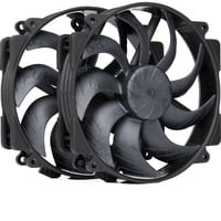 Noctua NF-A14x25r G2 PWM Sx2-PP chromax.black ventilateurs de boîtier 2 pièces, 140 x 140 x 25 mm