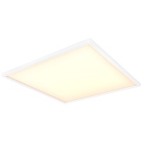 Philips Hue Panneau lumineux carré Aurelle, Lumière LED Blanc, Philips Hue White ambiance Panneau lumineux carré Aurelle, Éclairage de plafond intelligent, Blanc, Bluetooth, LED, Ampoule(s) non remplaçable(s), Variable