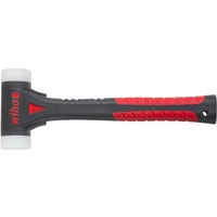 Wiha Marteau de finition FibreBuzz sans rebond, très dur Noir/Rouge
