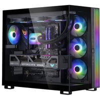 ALTERNATE Gaming-PC Window Edition • RTX 5080 • Intel® Core™ Ultra 7 265K • 32 GB RAM, PC gaming Noir/transparent