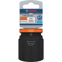 Bosch Douille d'impact PRO 32mm, 3/4", Clés mixtes à cliquet Noir