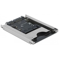 DeLOCK 91753 lecteur de carte mémoire SATA Interne Gris CFast, Gris, 6 Mbit/s, SATA, 70 mm, 100 mm