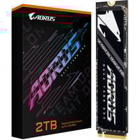 GIGABYTE AORUS Gen4 7300 2 To M.2 PCI Express 4.0 NVMe 3D TLC NAND SSD Noir, 2 To, M.2, 7300 Mo/s