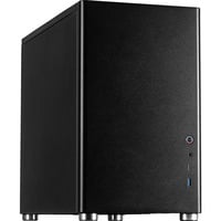 Inter-Tech  boîtier mini tower Noir | 1x USB-A | 1x USB-C