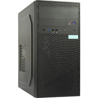 Inter-Tech  boîtier mini tower Noir | 2x USB-A | 2x USB-C