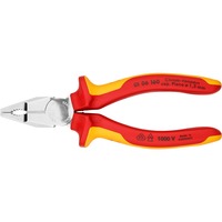 KNIPEX 01 06 160 Pinces d'électricien pince Rouge/Jaune, Pinces d'électricien, Sulfate de chondroïtine, Plastique, Rouge/Orange, 16 cm, 201 g