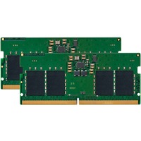 Kingston ValueRAM KVR48S40BD8K2-64 module de mémoire 64 Go 2 x 32 Go DDR5 4800 MHz, Mémoire vive Vert, 64 Go, 2 x 32 Go, DDR5, 4800 MHz, 262-pin SO-DIMM