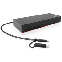 Lenovo Hybrid Dock reconditionné, Station d'accueil Noir