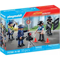 PLAYMOBIL Action Heroes Ensemble de figurines Police, Jouets de construction 
