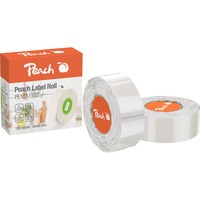 Peach PE102 Transparent, Étiquette Transparent, Thermique directe, Bisphénol A (BPA), 1,4 cm, 4 cm, 180 pièce(s)
