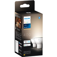 Philips Hue White GU10 Smarter Sport pack double 400 lm, Lampe à LED 