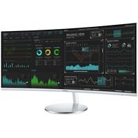 SAMSUNG  34" Moniteur UltraWide incurvé  Blanc/Argent