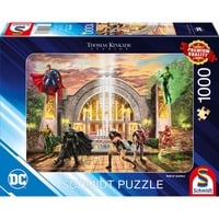 Schmidt Spiele Thomas Kinkade Studios : DC Justice League - Salle de Justice, Puzzle 