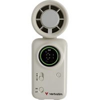 Verbatim Cool 'n' Go Ice Touch Mini, Ventilateur Blanc/Argent