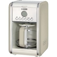 Ariete 1342/03 Semi-automatique Machine à café filtre, Machine à café à filtre Crème, Machine à café filtre, Café moulu, 1100 W, Beige