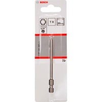 Bosch Embout de vissage qualité extra-dure, Bit 1 pièce(s), Torx, T8, Acier, 89 mm, 25,4 / 4 mm (1 / 4")