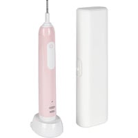 Braun Pro 1 Cross Action Rose avec étui de voyage, Brosse a dents electrique rose fuchsia