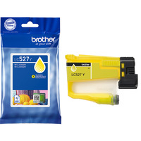 Brother Cartouche d'encre jaune LC527Y d'origine Jaune, Encre à pigments, 1 pièce(s), 900 pages, Paquet unique