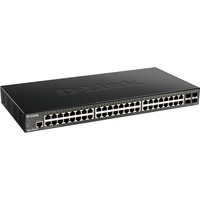 D-Link DGS-1250-52X Géré L3 Gigabit Ethernet (10/100/1000) Noir, Switch Géré, L3, Gigabit Ethernet (10/100/1000), Grille de montage