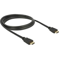 DeLOCK Câble HDMI haute vitesse avec Ethernet connecteur > connecteur 4K Noir