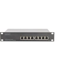 Digitus Commutateur Gigabit Ethernet 10 pouces 8 ports, L2+ Managed, Switch L2+ Managed, Géré, L2+, Gigabit Ethernet (10/100/1000), Full duplex, Grille de montage, Montage mural