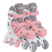 GLOBBER Learning Skates 2 en 1 Gr. 26-29, Rollers Rose